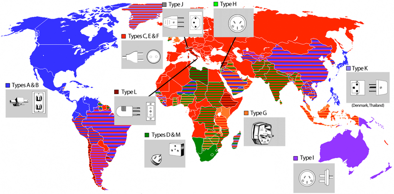 Illustration for article titled Giz Explains: Why Every Country Has a Different F#$%ing Plug